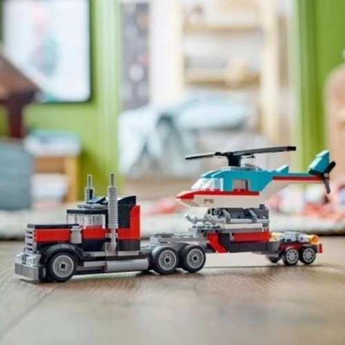 Конструктор LEGO Creator Бортовой грузовик с вертолетом 270 деталей (31146) фото 8