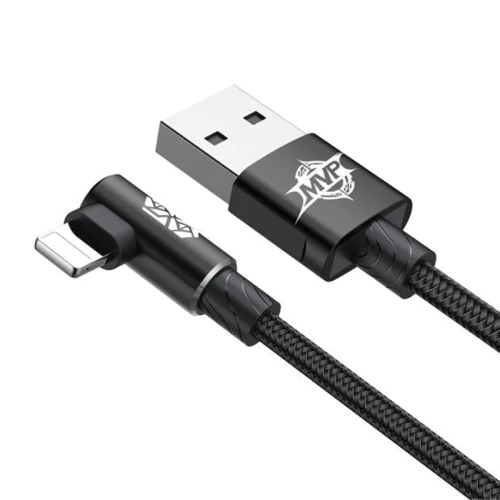 Кабель Baseus USB Cable to Lightning MVP Elbow 1.5A 2m Black (CALMVP-A01): Тип USB Cable - Lightning