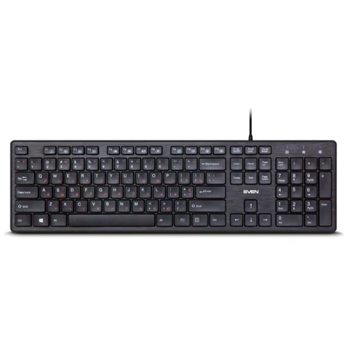 Клавиатура Sven KB-E5800 Black: Подключение проводное