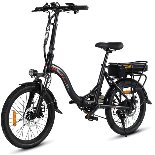 Электровелосипед SAMEBIKE JG20 (350 Вт, 10 А/час, 36 В, 25 км/ч), колеса 20, черный: Вес устройства, кг 28