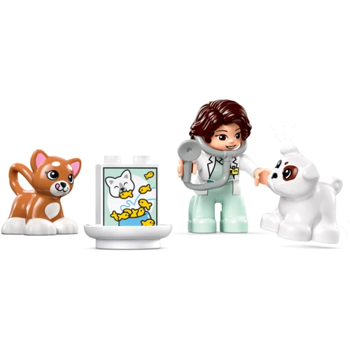 Конструктор LEGO Duplo Посещение ветеринарной клиники (10438): Рекомендуемый возраст от 2 лет