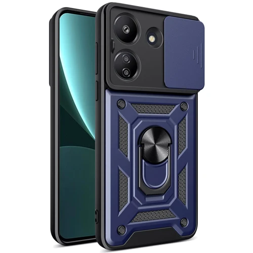 Аксессуар для смартфона Mobile Case Camshield Serge Ring Blue for Xiaomi Redmi 13C / Poco C65