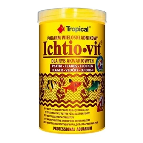Сухой корм для аквариумных рыб Tropical Ichtio-vit 500 мл/100 г в хлопьях (5900469770054)