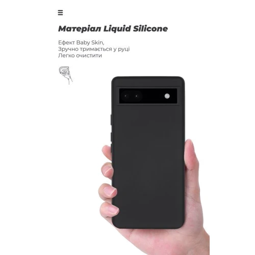 Аксесуар для смартфона ArmorStandart ICON Case Black для Google Pixel 6a (ARM70907) фото 7