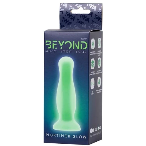 Анальная пробка Beyond By Toyfa Mortimer Glow (светящаяся в темноте)