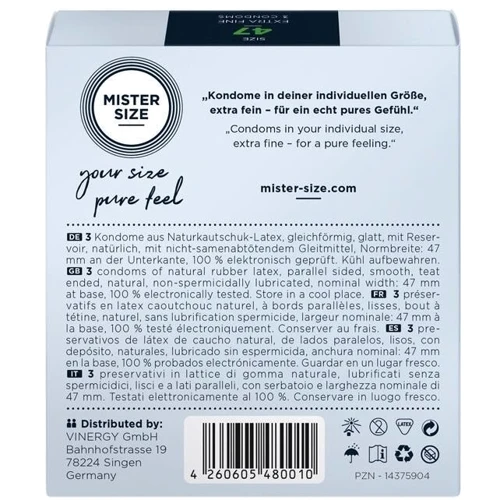 Презервативы Mister Size 47 (3 pcs)
