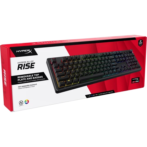 Клавіатура HyperX Alloy Rise PBT HX Red USB Black (7G7A3AA) фото 9