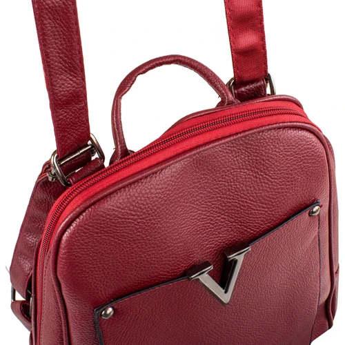 Женский рюкзак Valiria Fashion бордовый (DETAG6806-1): Фактура Зернистая, Матовая