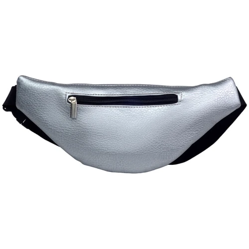 Жіноча поясна сумка Sambag Hoso MSH срібляста (82111003): Стать Женский