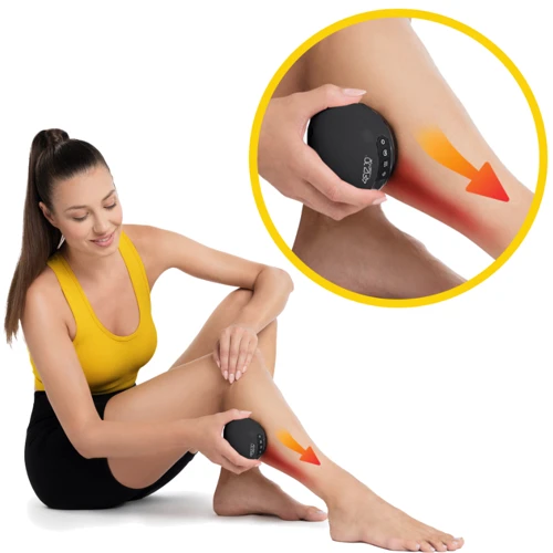 Массажер 4FIZJO Массажная вакуумная банка аккумуляторная с ИК прогревом Black (P-5907739318695)