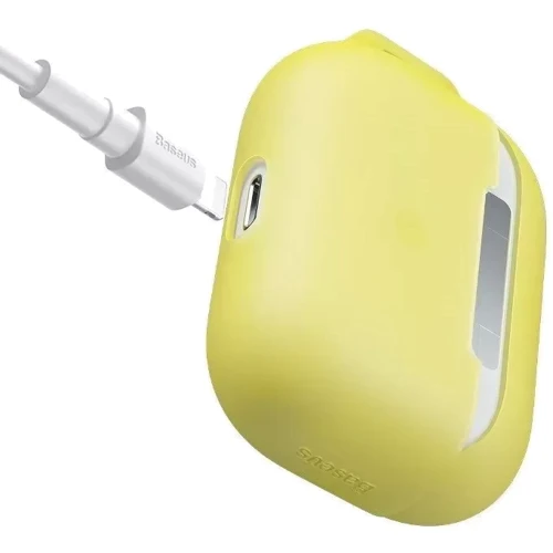 Чохол для навушників Baseus Let's Go Jelly Lanyard Case Yellow (WIAPPOD-D0Y) for Apple AirPods Pro фото 8