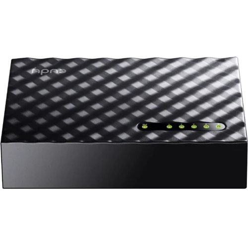 Мережевий комутатор Cudy GS105D: Кількість портів Gigabit Ethernet (10/100/1000) 5