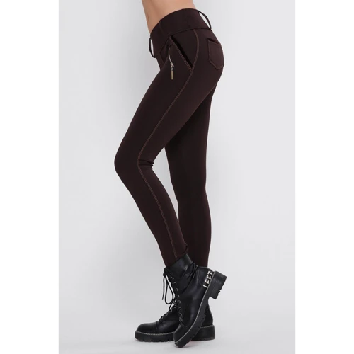 Леггинсы ArtStyleLeggings LSN-173B-44 44 коричневые: Страна производитель Украина