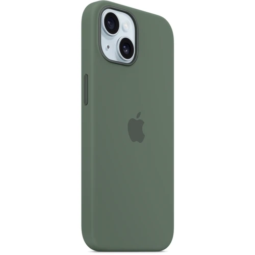 Чохол для iPhone Apple iPhone 15 Silicone Case with MagSafe - Cypress (MT0X3ZM/A) фото 5