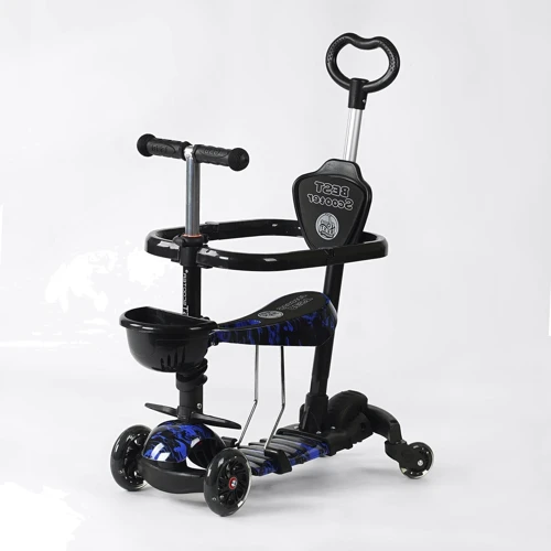 Самокат 5в1 Best Scooter чорний (LS-03369)