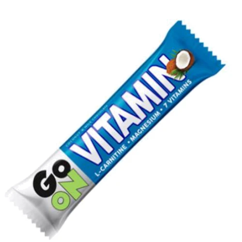 Витаминизированные батончики GoOn Vitamin + L-carnitine 24x50 g / coconut: Вес 50 г