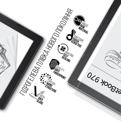 Аксесуар до електронної книги ArmorStandart Hydro-Gel Screen Protector Matte для PocketBook 970 (ARM66088) фото 5
