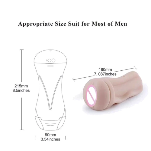 Мастурбатор с вибрацией Hismith Masturbation Cup