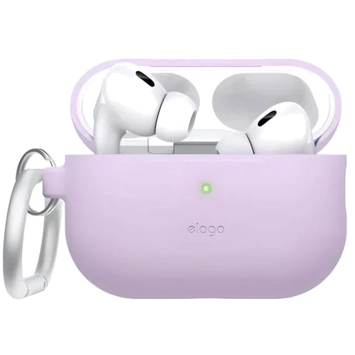 Чехол Elago Silicone Hang Case Lavender (EAPP2CSC-ORHA-LV) for Airpods Pro 2 фото 1