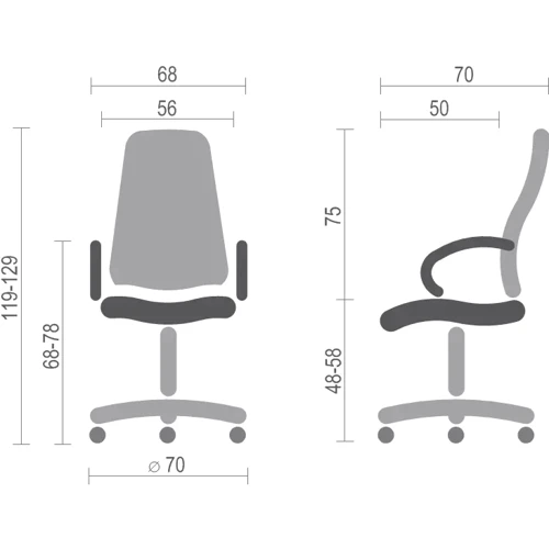 Офісне крісло Аклас Валенсія Soft EX MB (Шкіра LC-F Beige) (00163341)