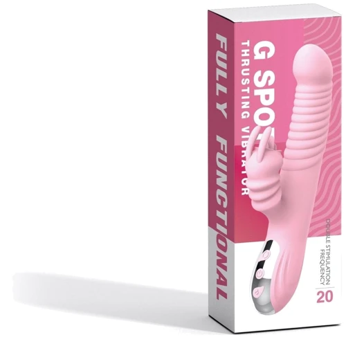 Вибратор с ротацией и толчками BOSS G Spot Thrusting Vibrator Elisa Pink