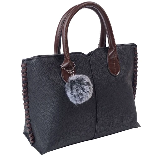 Жіноча сумка тоут Monsen чорна (10248-black)