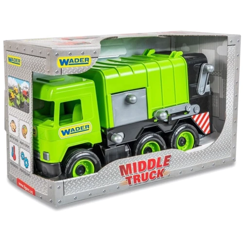 Мусоровоз Wader Middle truck зеленый (39484): Тип машинка спецслужб