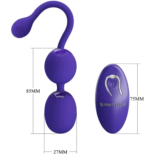 Вагінальні кульки з вібрацією LYBAILE Pretty Love Willy Youth (BI-014548WL)