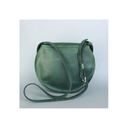 Жіноча сумка-сетчел The Wings зелена (TW-RoundBag-green-crz): Тип Сумки