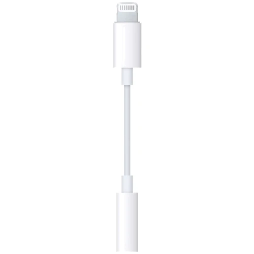 Адаптер Apple Adapter Lightning to 3.5mm Headphone Jack (MMX62): Цвет белый