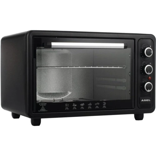Електрична духовка настільна Asel AF 4033 Black