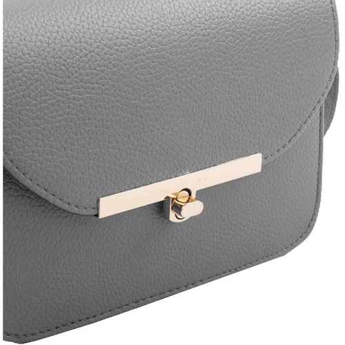 Женская сумка-сэтчел Valiria Fashion серая (4DETBI-184-9): Застежка Механическая