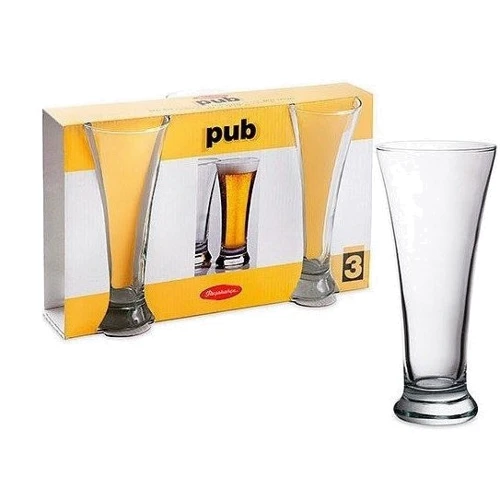 Келих Pasabahce Pub 300мл для пива 3шт (42199): Кількість в упаковці 3