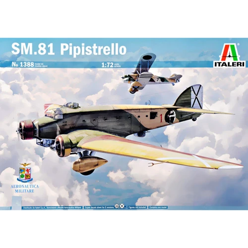 Модель Italeri Легкий бомбардувальник Savoia-Marchetti SM.81 Pipistrello (IT1388)