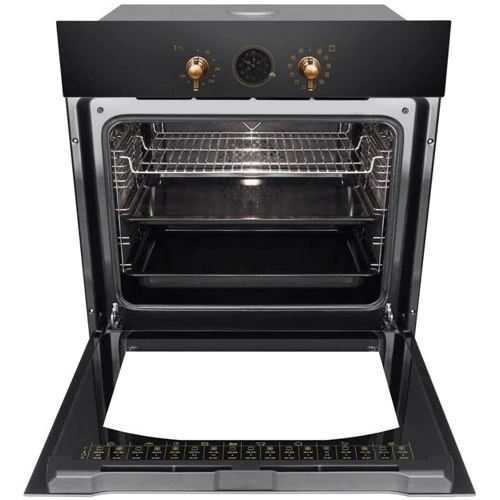 Духовой шкаф электрический Amica ED17319B Retro: Размеры 59.5x59.5x57 см