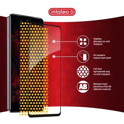 Аксессуар для смартфона Intaleo Tempered Glass Full Glue Black for Infinix Hot 40 фото 6