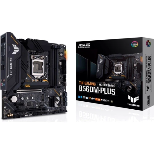 ASUS TUF GAMING B560M-PLUS: Оперативна пам'ять 4xDDR4 5000 МГц, до 128 ГБ