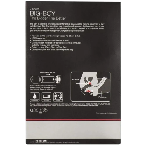 Массажер простаты Rocks Off Big-Boy Black