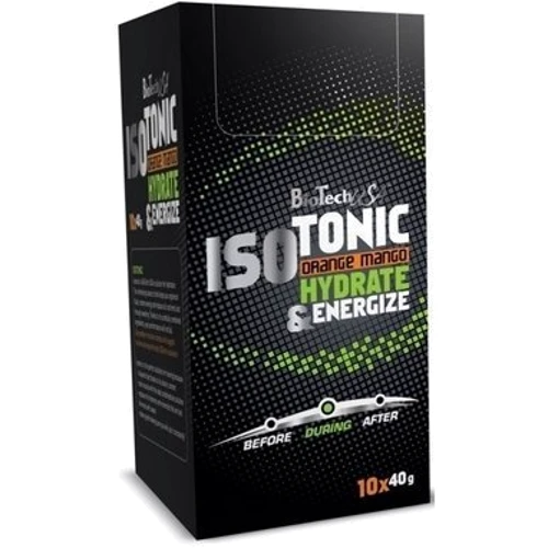 BioTechUSA Isotonic 10x40 g Orange Mango: Вес 40 г