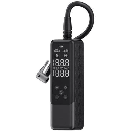 WIWU Portable Wired Car Mini Air Pump Black (Wi-AI001) фото 3