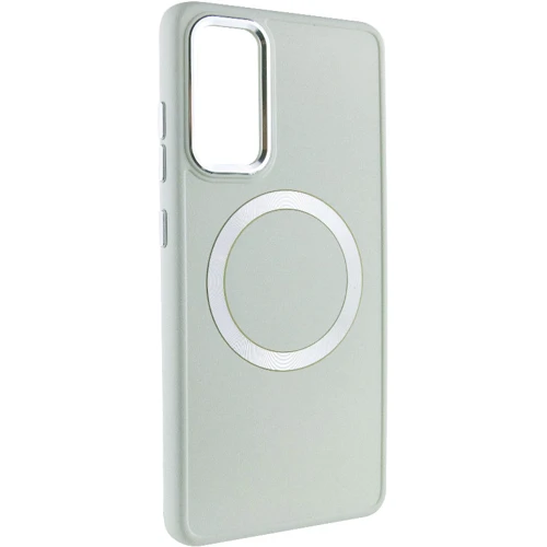 Чехол для телефонов TPU Case Bonbon Metal Style with MagSafe White for Samsung A556 Galaxy A55