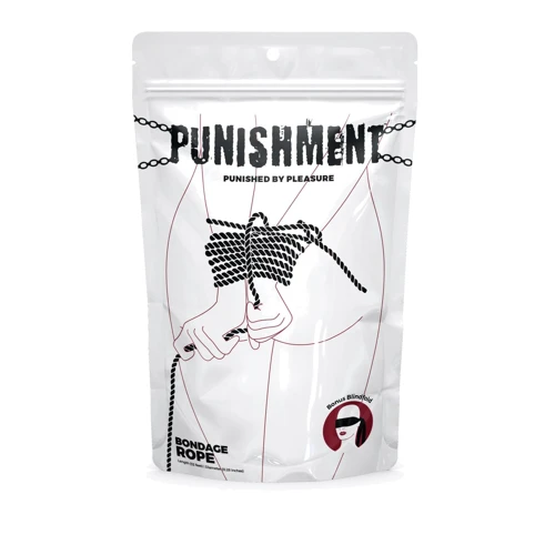Веревка для шибари Punishment - Bondage Rope – Black