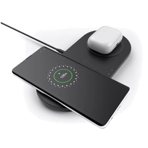 Зарядное устройство Belkin Wireless Charger Dual 10W Black (WIZ002VFBK): Тип беспроводное