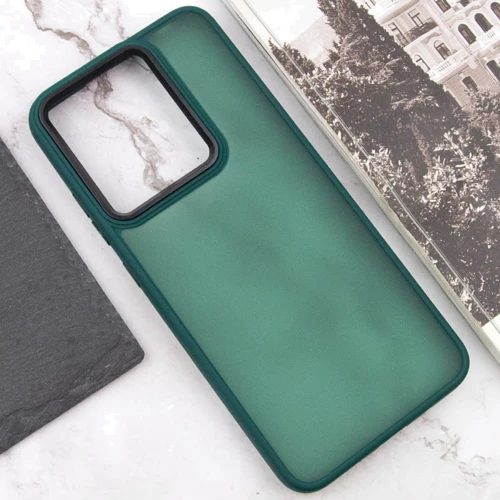 Аксессуар для смартфона Epik TPU+PC Lyon Frosted Case Green for Xiaomi Redmi 13C / Poco C65: Материал TPU (термополиуретан) и поликарбонат