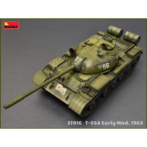 Сборная модель MiniArt Советский средний танк Т-55А образца 1965 г., ранний с интерьером (MA37016): Тип модели танк