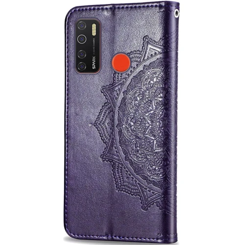 Аксессуар для смартфона Mobile Case Book Cover Art Leather Violet for TECNO Spark 5 Pro: Тип чехол-книжка