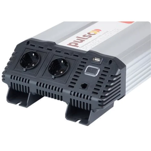 Преобразователь (инвертор) DC-AC Pulso 12V-220V/1500W/USB-5VDC2.0A ISU-1500 фото 4
