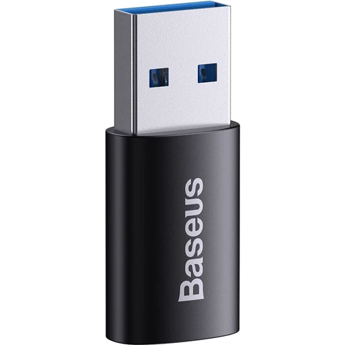 Адаптер Baseus Adapter USB to USB-C 3.1 Ingenuity Black (ZJJQ000101): Цвет черный