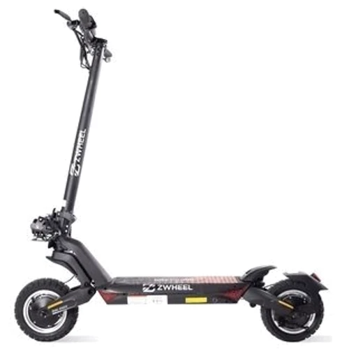 Електросамокат Zwheel T8 (1000 Вт; 48 В; 17,5 А/год), колеса пневматичні 10": Допустиме навантаження, кг 120