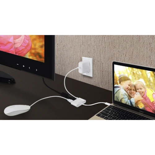 Адаптер Macally Adapter USB-C to HDMI+USB 3.0+USB-C (UCHDMI4K) фото 6